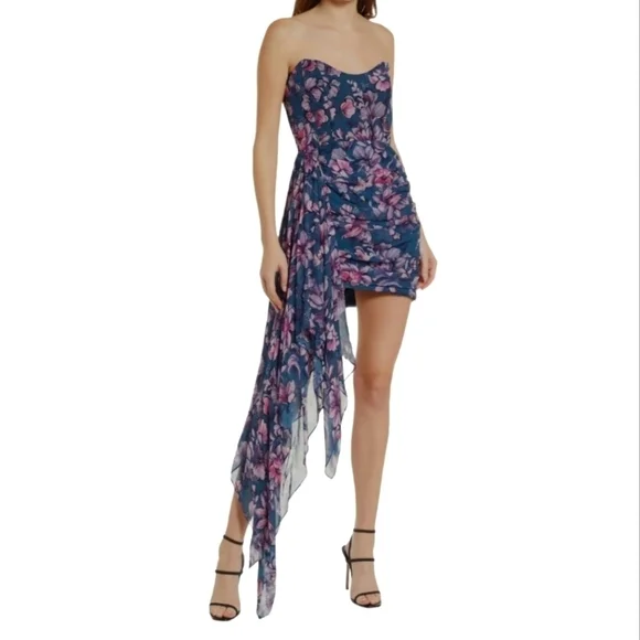 Katie May Floral Mini Dress - Picture 3 of 6